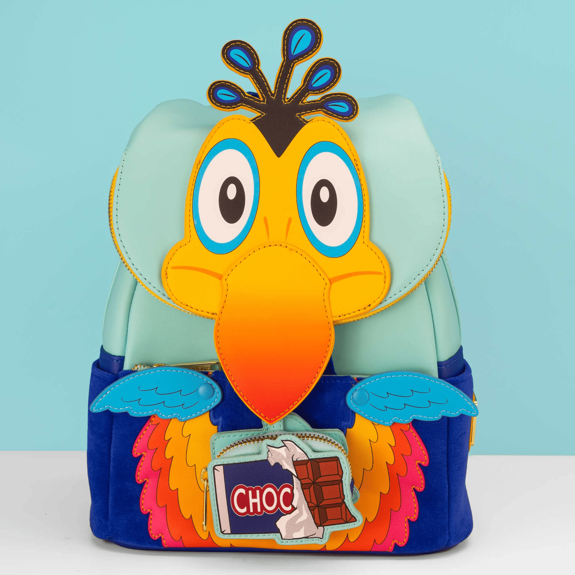Loungefly x Disney Pixar Up Kevin Cosplay Mini Backpack with Coin Purse
