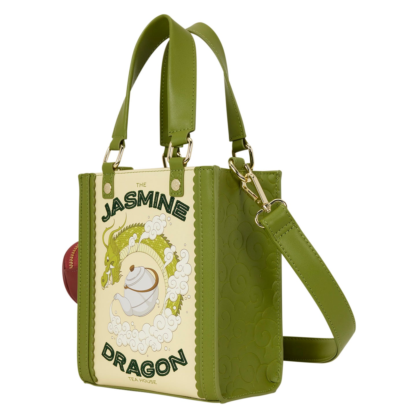 Loungefly x Nickelodeon Avatar: The Last Airbender Jasmine Dragon Tote Crossbody Bag with Coin Bag