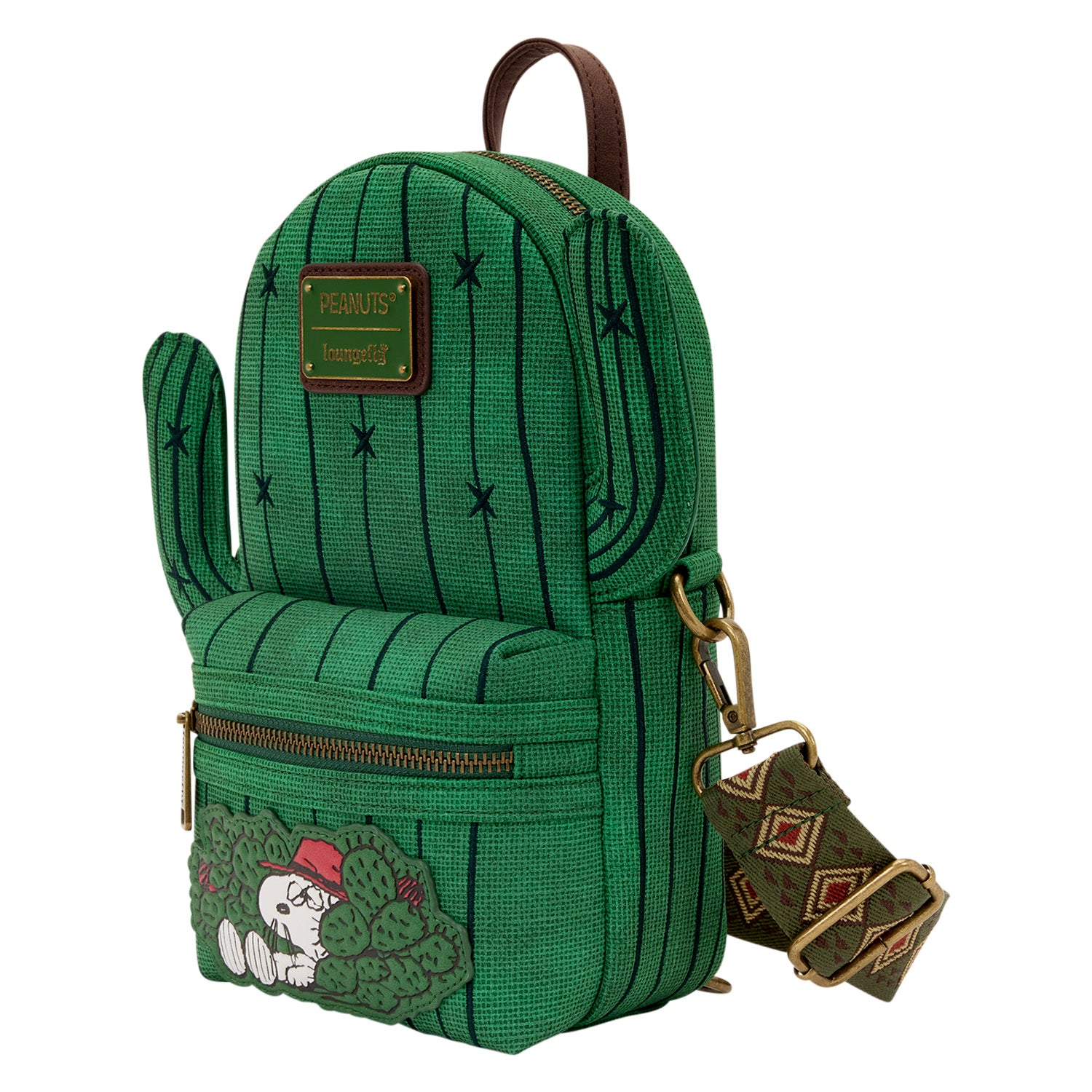 Loungefly x Peanuts Spike Desert Cactus Sling Crossbody Bag