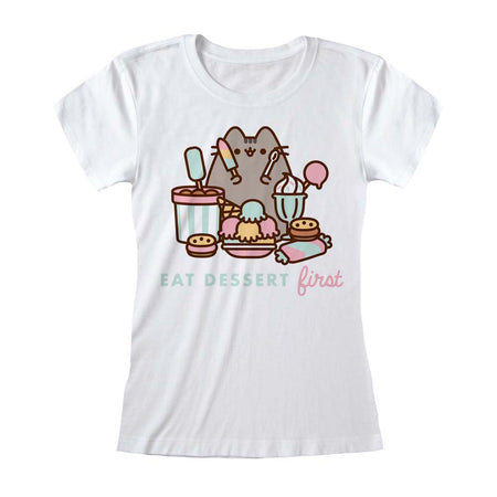 Pusheen Eat Dessert First T-Shirt