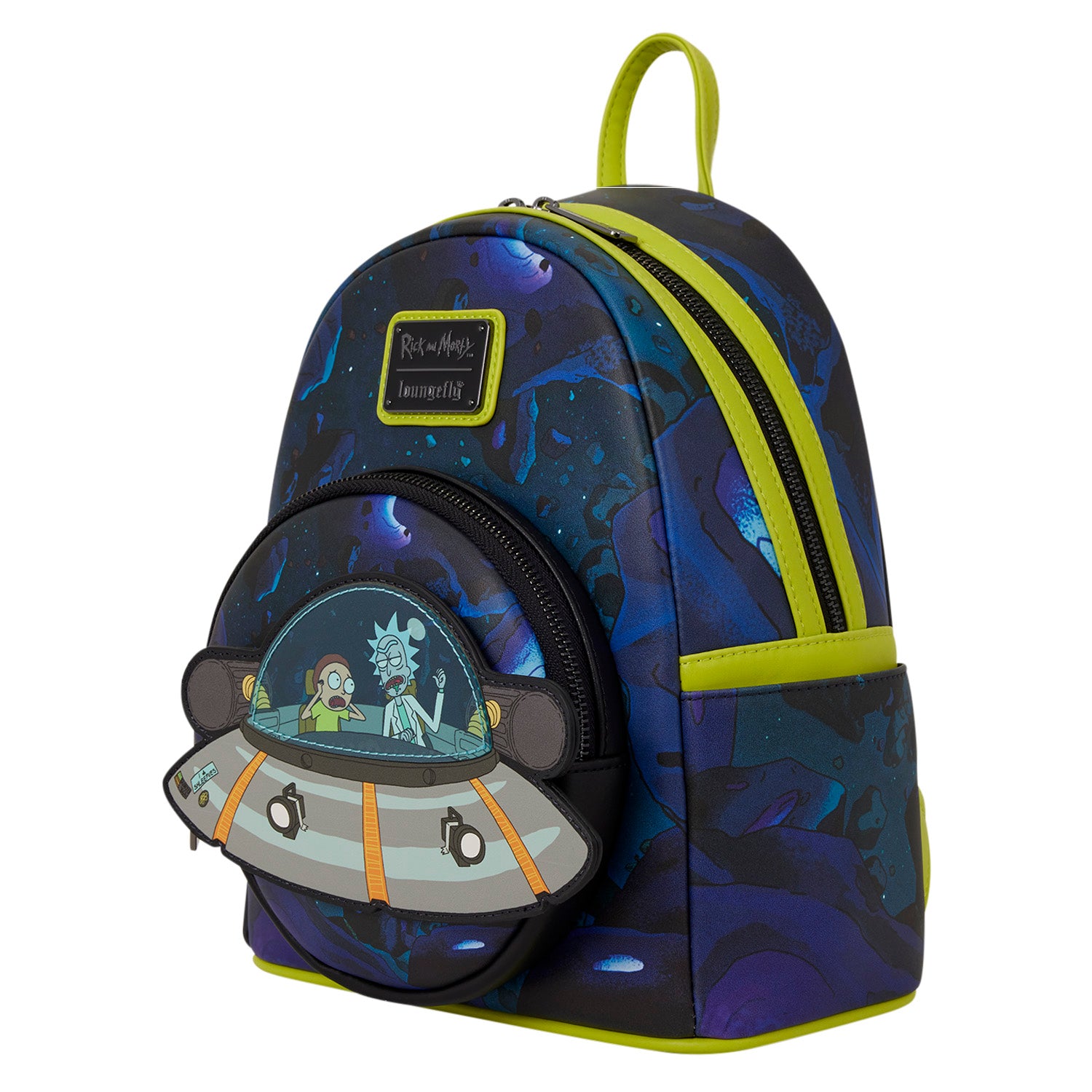 Loungefly x Cartoon Network Rick and Morty Space Cruiser Mini Backpack