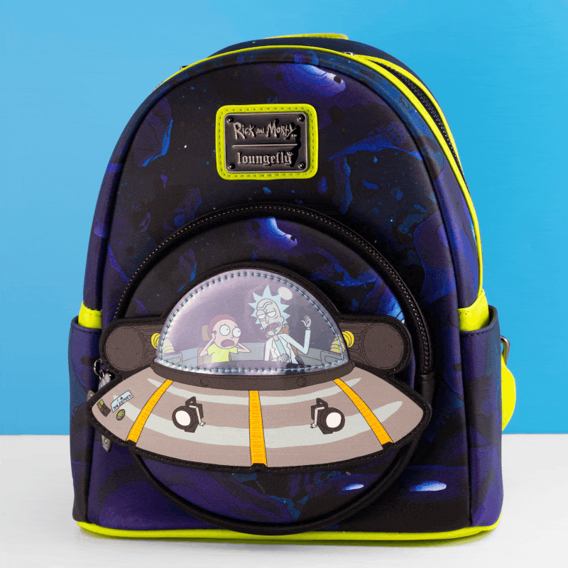 Loungefly x Cartoon Network Rick and Morty Space Cruiser Mini Backpack