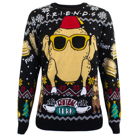 Friends Turkey Knitted Christmas Jumper/Sweater