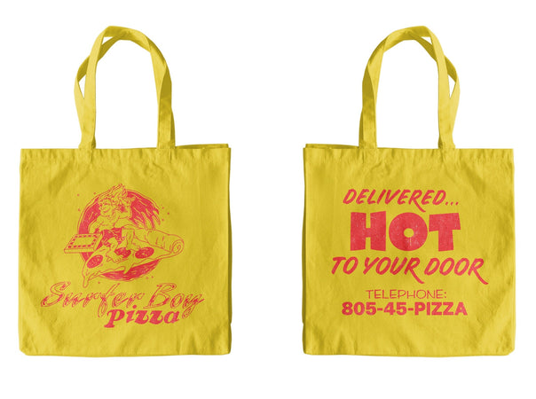 Stranger Things-Surfer Boy Pizza Unisex Tote Bag