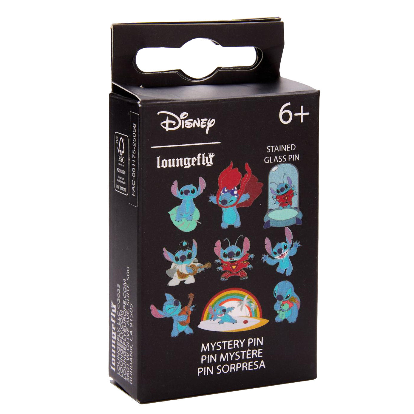 Loungefly x Disney Stitch Icon Blind Box Mystery Pin