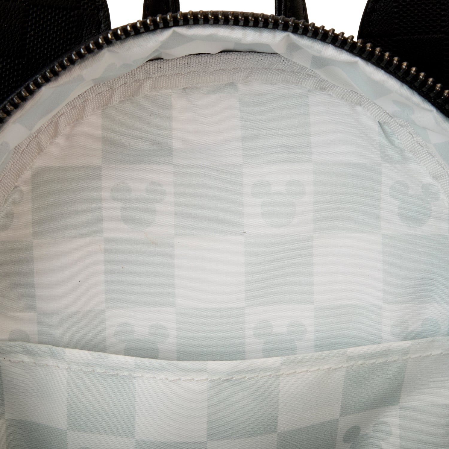 Loungefly x Disney Mickey Ear Black Damier Mini Backpack