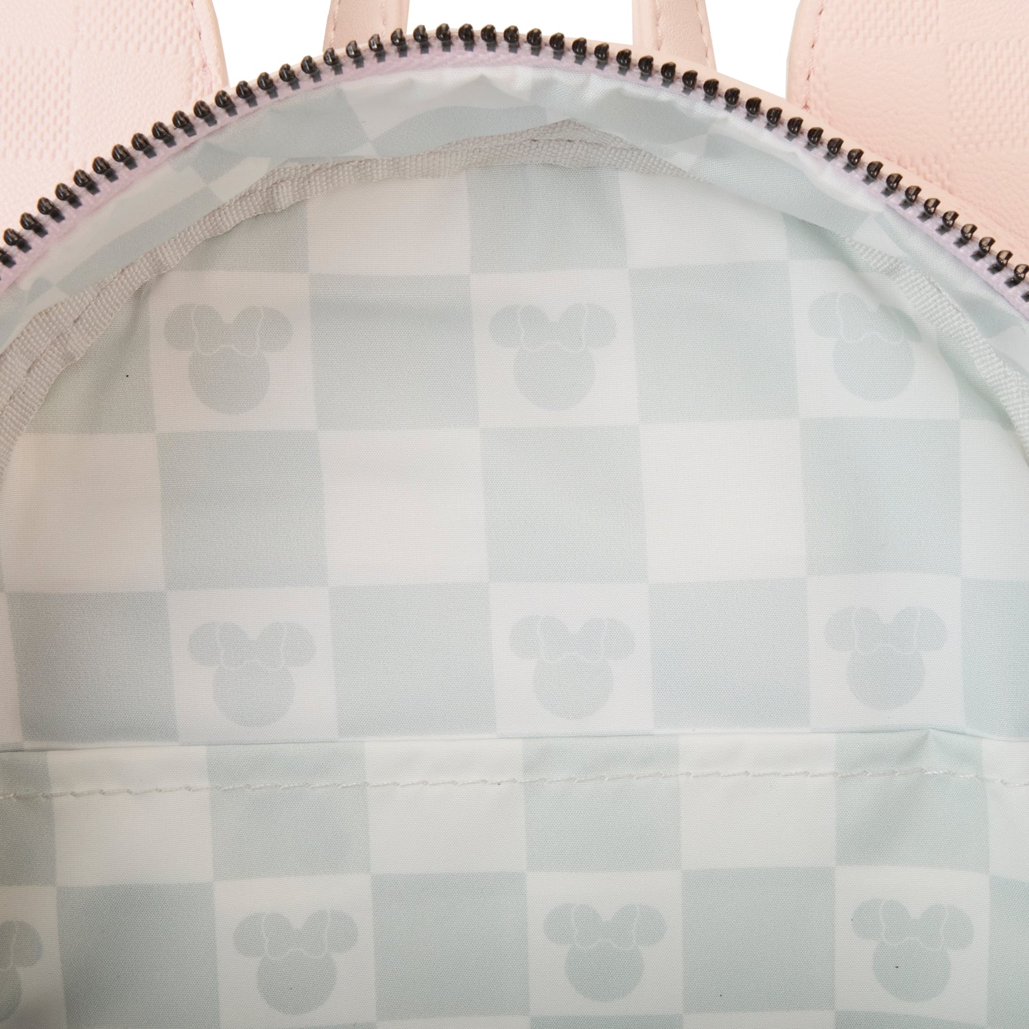 Loungefly x Disney Minnie Ear Pink Damier Mini Backpack