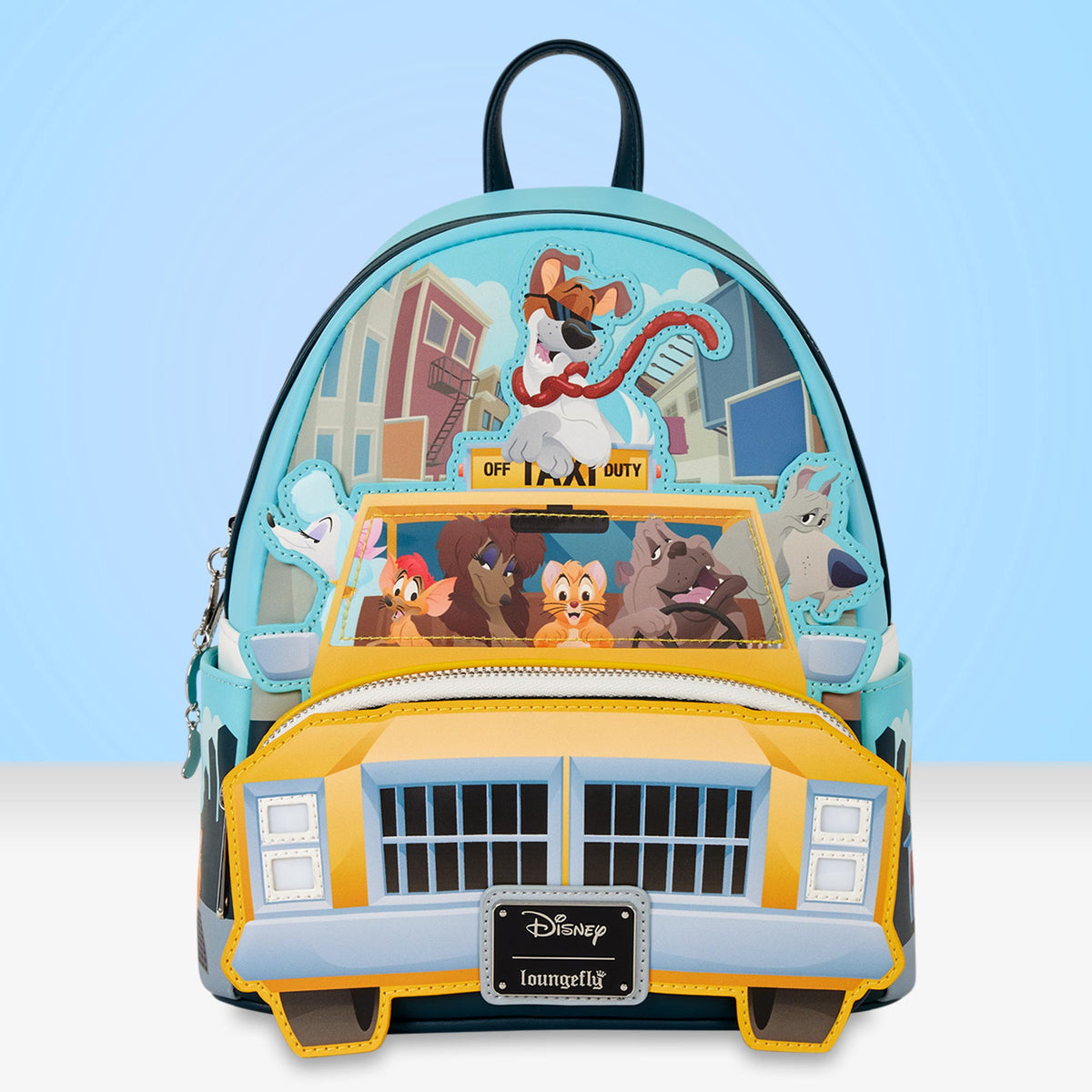 Loungefly x Disney Oliver and Company Taxi Mini Backpack