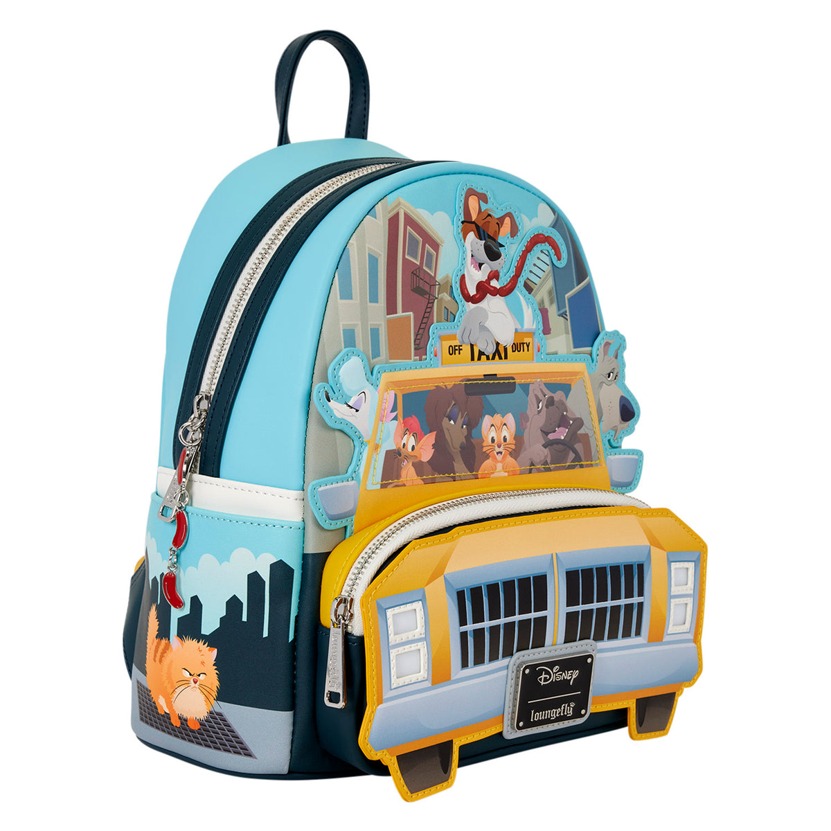 Loungefly x Disney Oliver and Company Taxi Mini Backpack