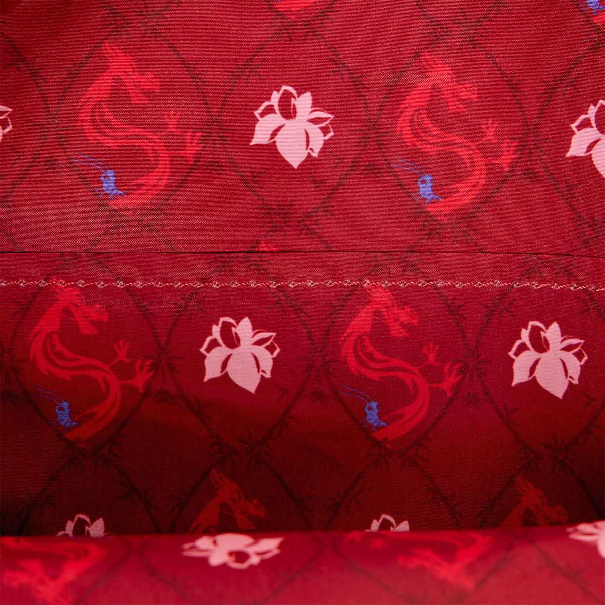 Loungefly x Disney Mulan Mushu Glitter Cosplay Mini Backpack