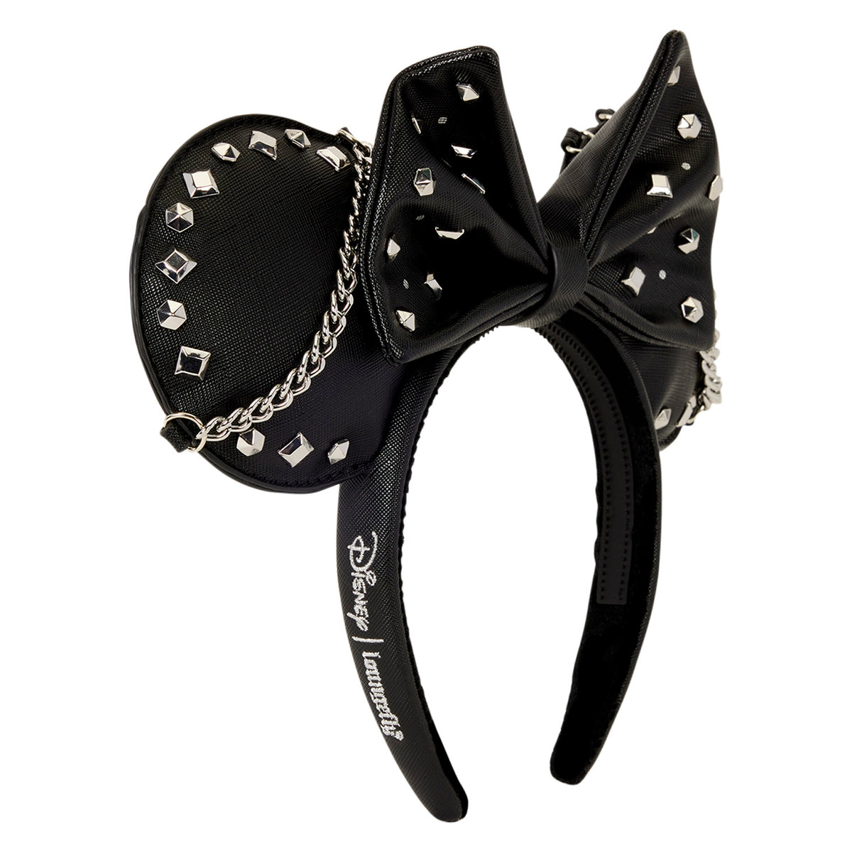 Loungefly x Disney Minnie Mouse Studs & Chains Ear Headband