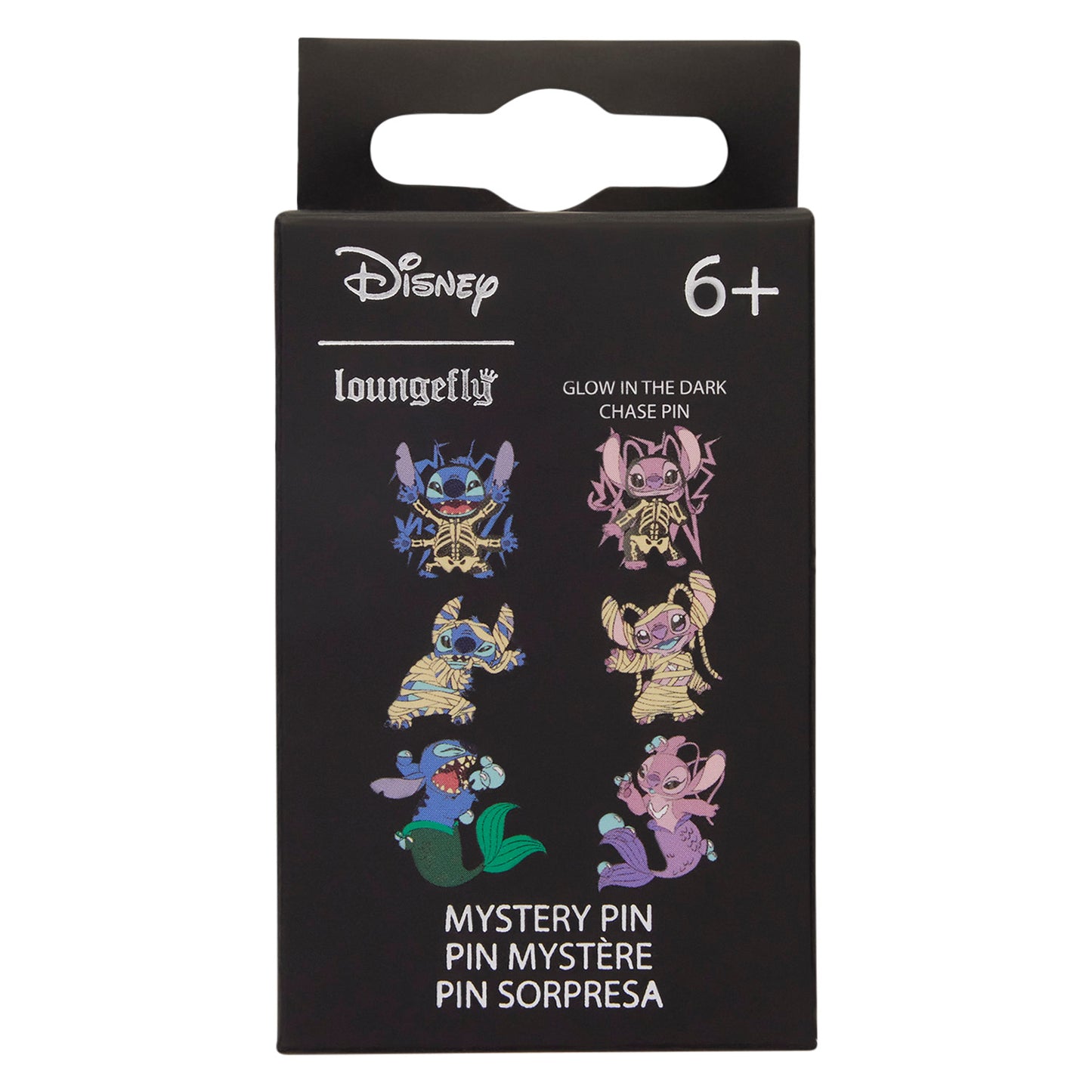 Loungefly x Disney Stitch & Angel Halloween Costumes Mystery Box Pin