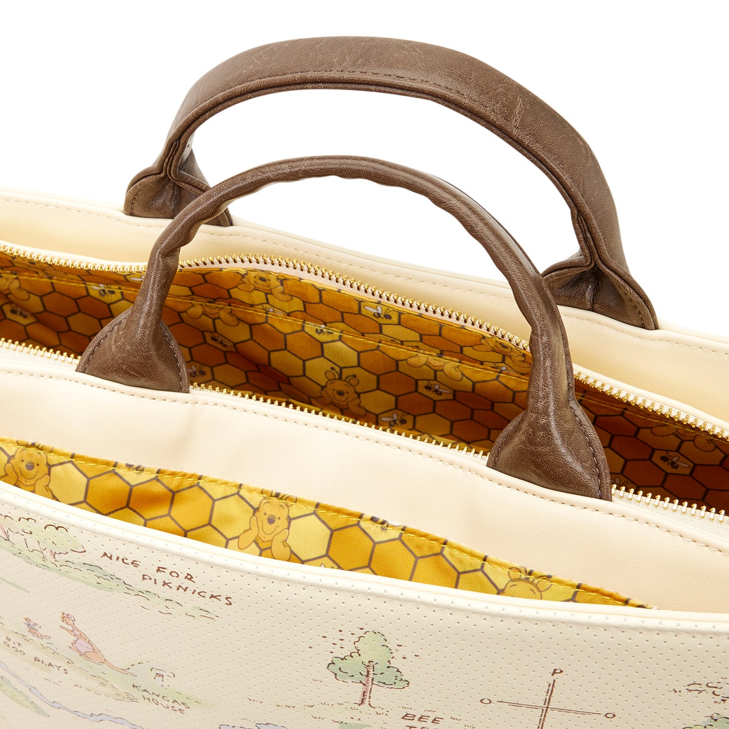 Loungefly x Disney Winnie The Pooh Hundred Acre Wood Tote Bag