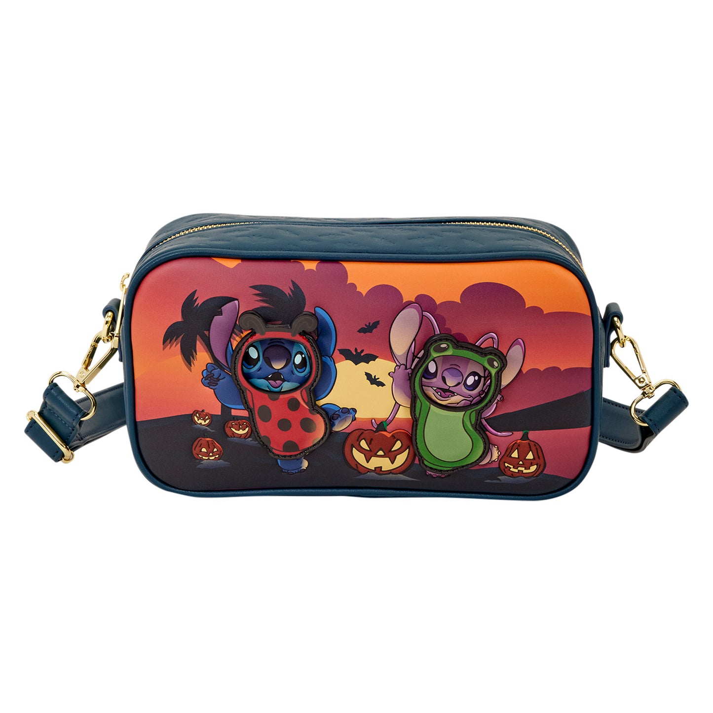 Loungefly x Disney Stitch & Angel Halloween Costumes Crossbody Bag