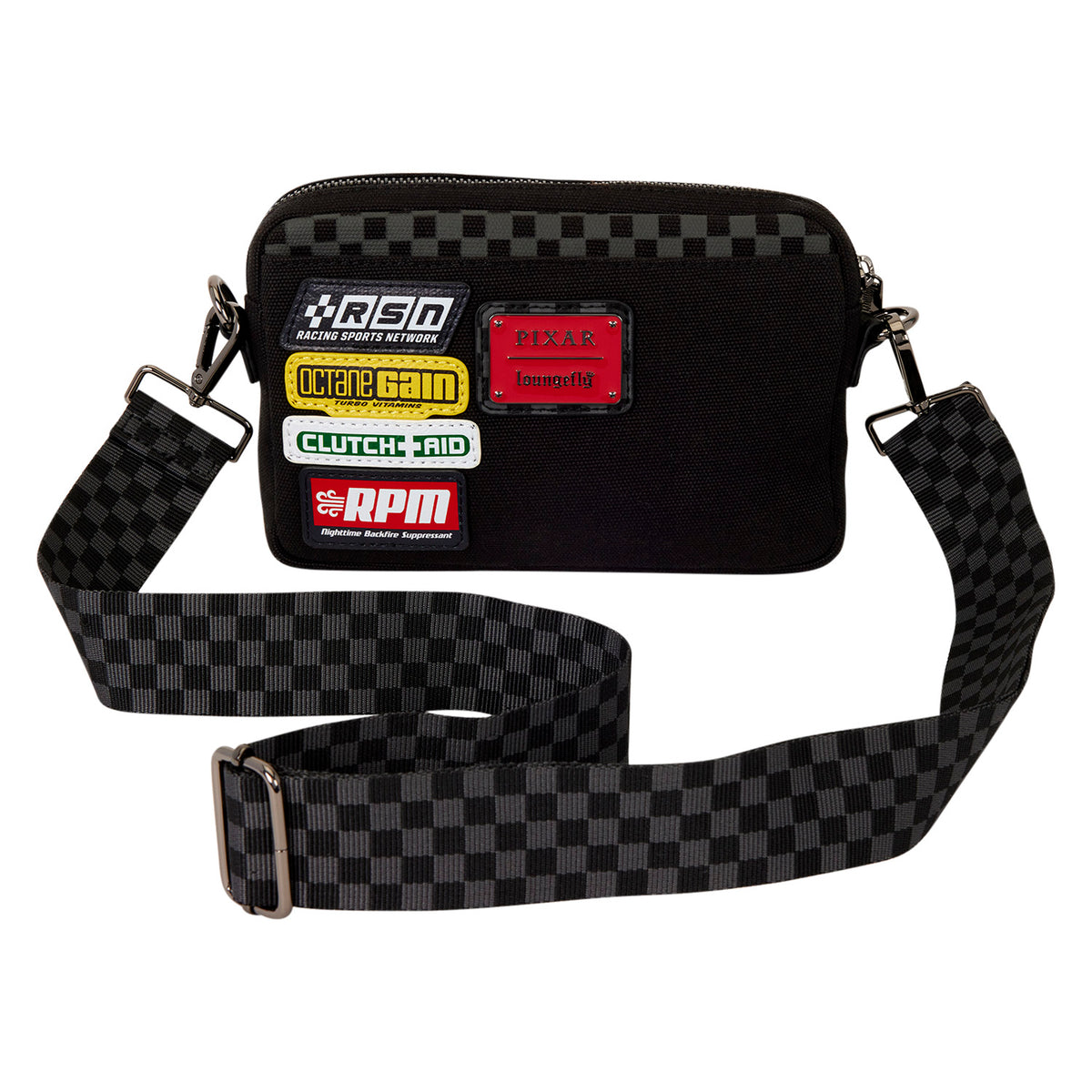 Loungefly x Disney Pixar Cars 20th Anniversary Piston Cup Sling Crossbody Bag