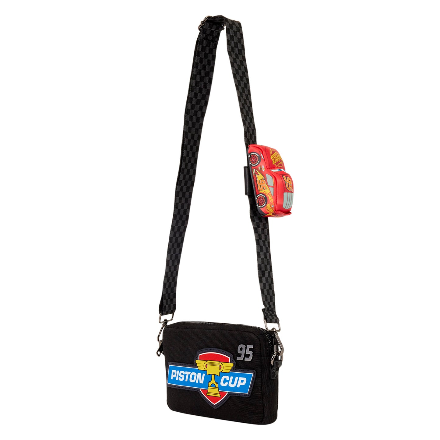 Loungefly x Disney Pixar Cars 20th Anniversary Piston Cup Sling Crossbody Bag