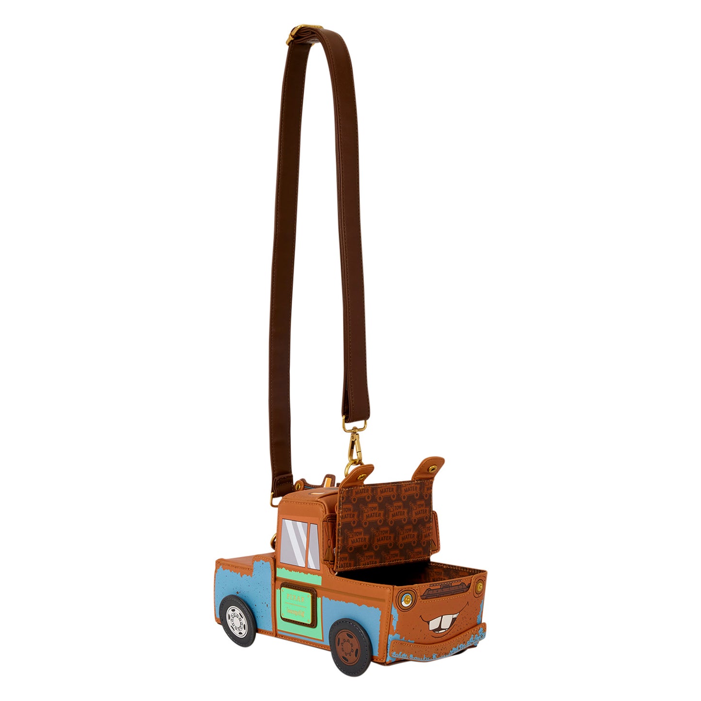 Loungefly x Disney Pixar Cars 20th Anniversary Mater Figural Crossbody Bag