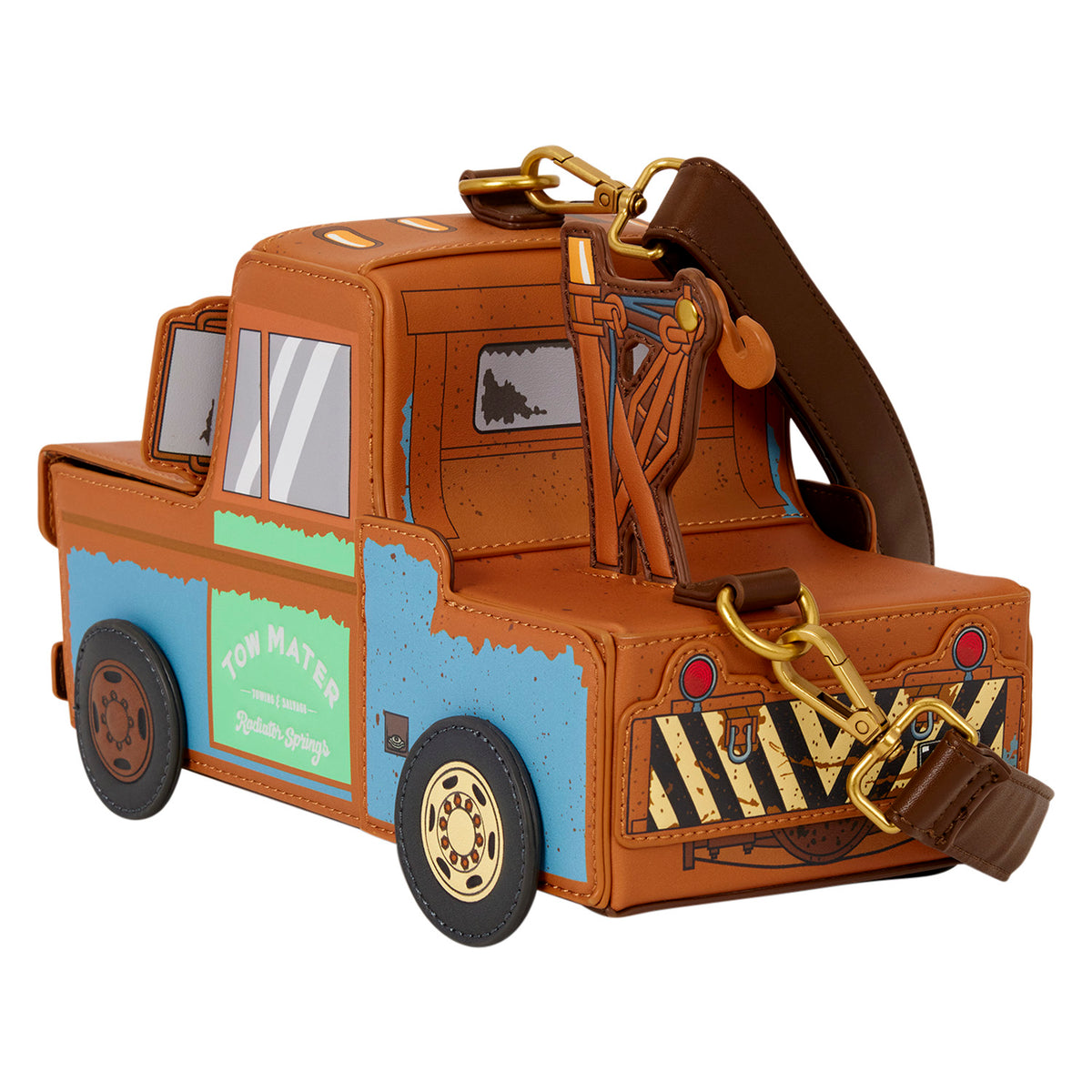 Loungefly x Disney Pixar Cars 20th Anniversary Mater Figural Crossbody Bag