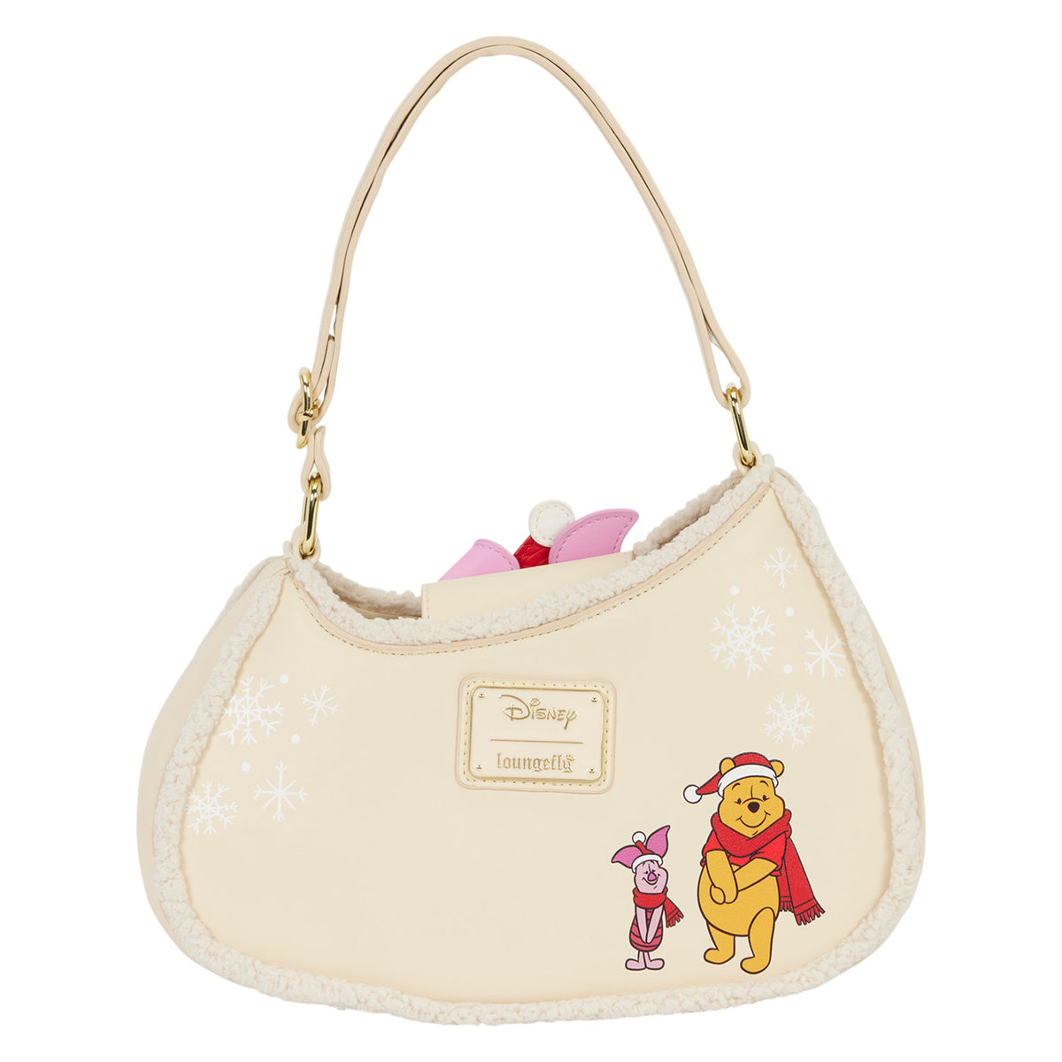 Loungefly x Disney Winnie the Pooh & Piglet Holiday Crossbody Bag