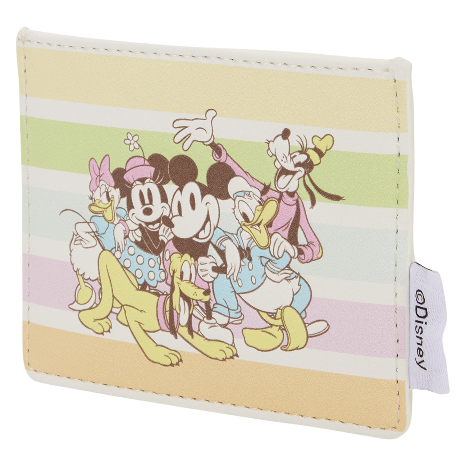 Loungefly x Disney Mickey & Friends Rainbow Stripes Card Holder
