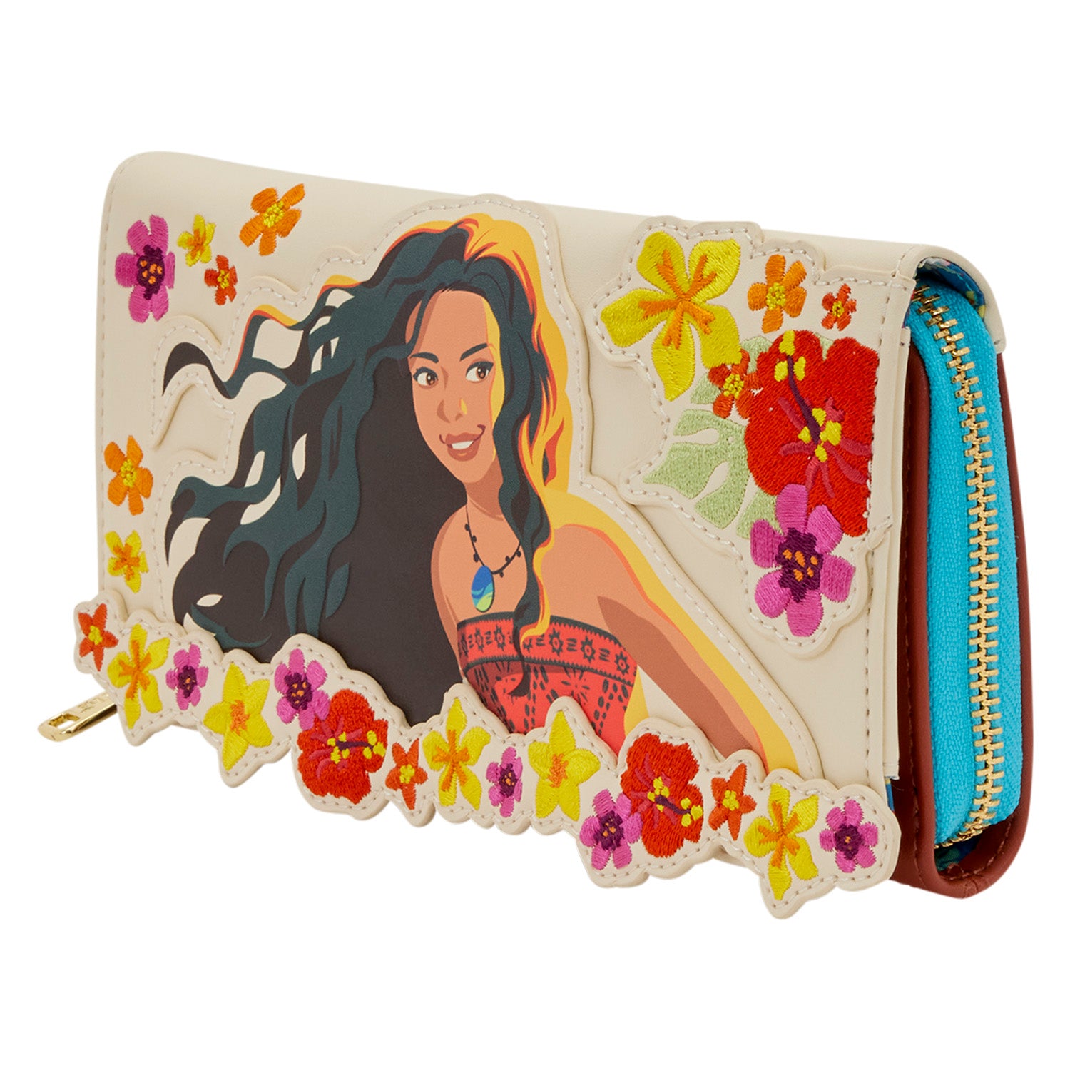 Loungefly x Disney Moana Live Action Zip Around Wallet