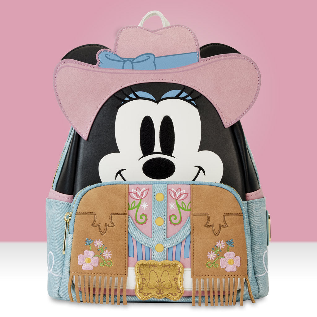 Loungefly x Disney Western Minnie Mouse Cosplay Mini Backpack