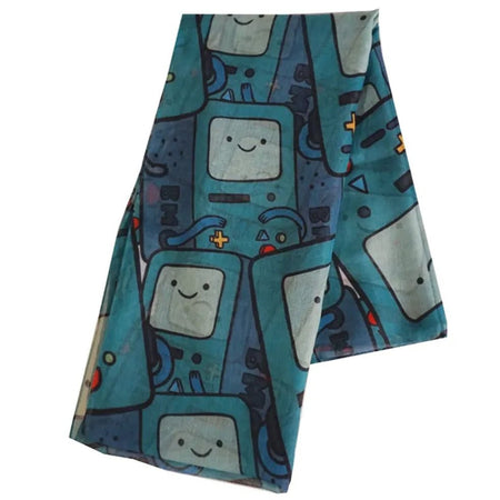 Adventure Time Beemo All Over Print Fashion Scarf - GeekCore