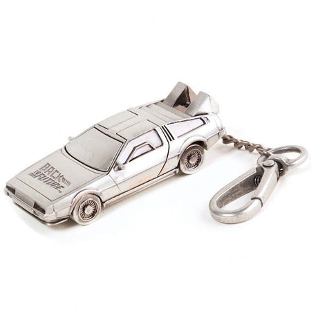 Back to the Future Delorean Metal Keychain - GeekCore