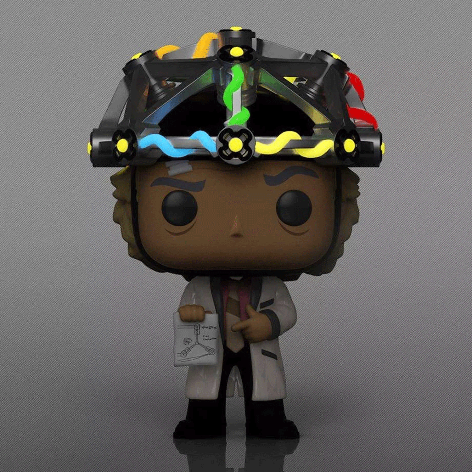 Back To The Future Doc Brown with Helmet Pop! Vinyl and Tee Set - GeekCore
