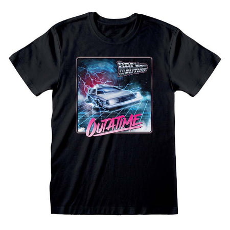 Back To The Future Outa Time Neon T - Shirt - GeekCore