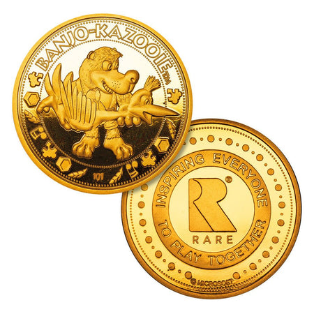 Banjo Kazooie Gold Limited Edition Collectors Coin - GeekCore