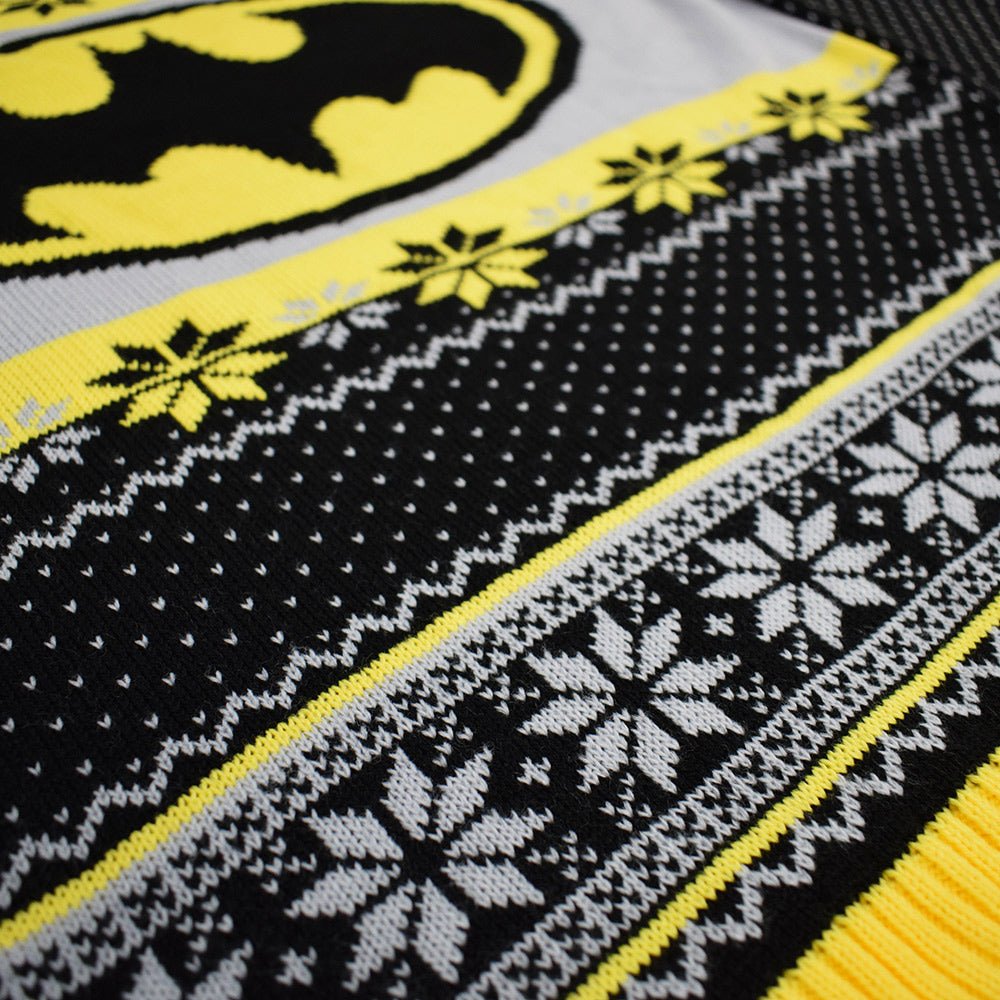 Batman Knitted Christmas Jumper / Sweater - GeekCore