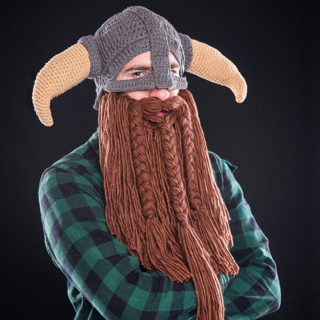 Battle Viking Bearded Hat - GeekCore