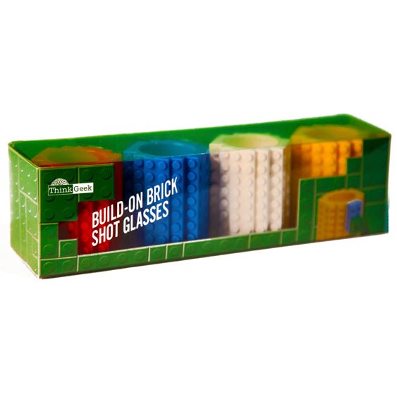 Build - a - Brick Shot Glasses - GeekCore