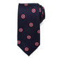 Captain America Navy Silk Tie - GeekCore