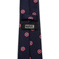 Captain America Navy Silk Tie - GeekCore