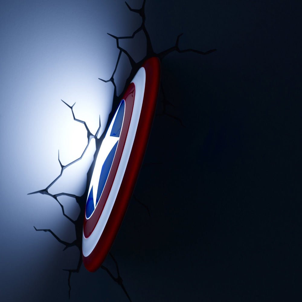 Captain America Shield 3D Night Light - GeekCore