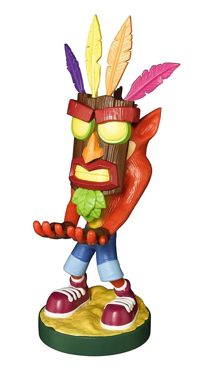 Crash Bandicoot Aku Aku Cable Guy Controller & Smartphone Stand - GeekCore