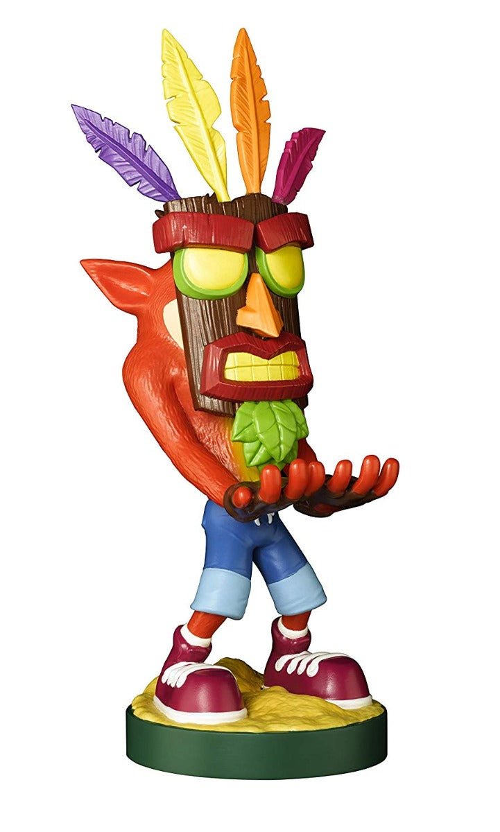 Crash Bandicoot Aku Aku Cable Guy Controller & Smartphone Stand - GeekCore