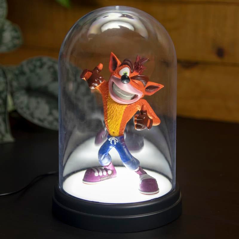 Crash Bandicoot Bell Jar Light - GeekCore
