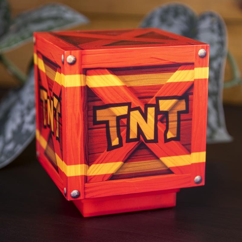 Crash Bandicoot TNT Crate Light with SFX - GeekCore
