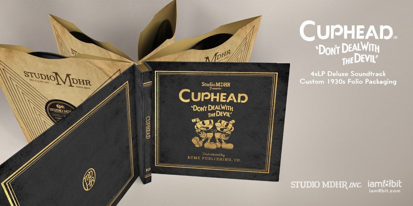 Cuphead Deluxe Vinyl Soundtrack (4x LP) - GeekCore