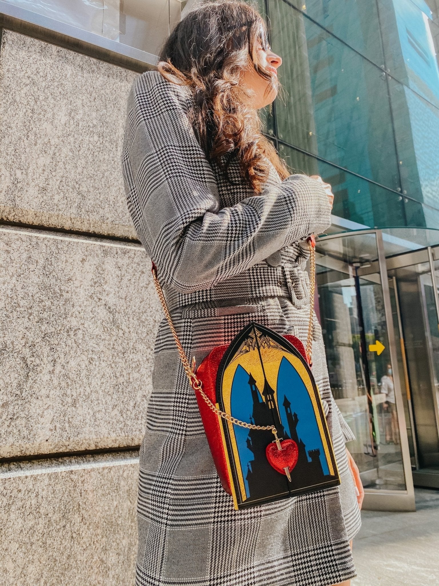 Danielle Nicole Disney Snow White Evil Queen Crossbody Handbag - GeekCore