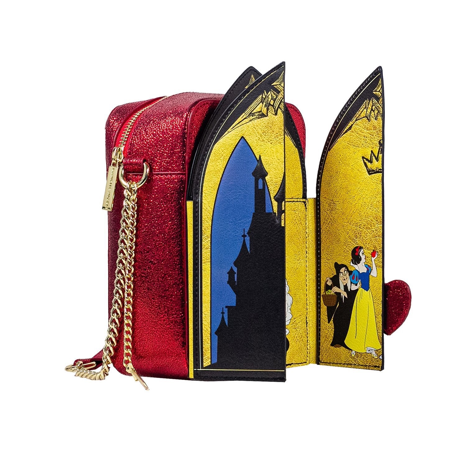 Danielle Nicole Disney Snow White Evil Queen Crossbody Handbag - GeekCore