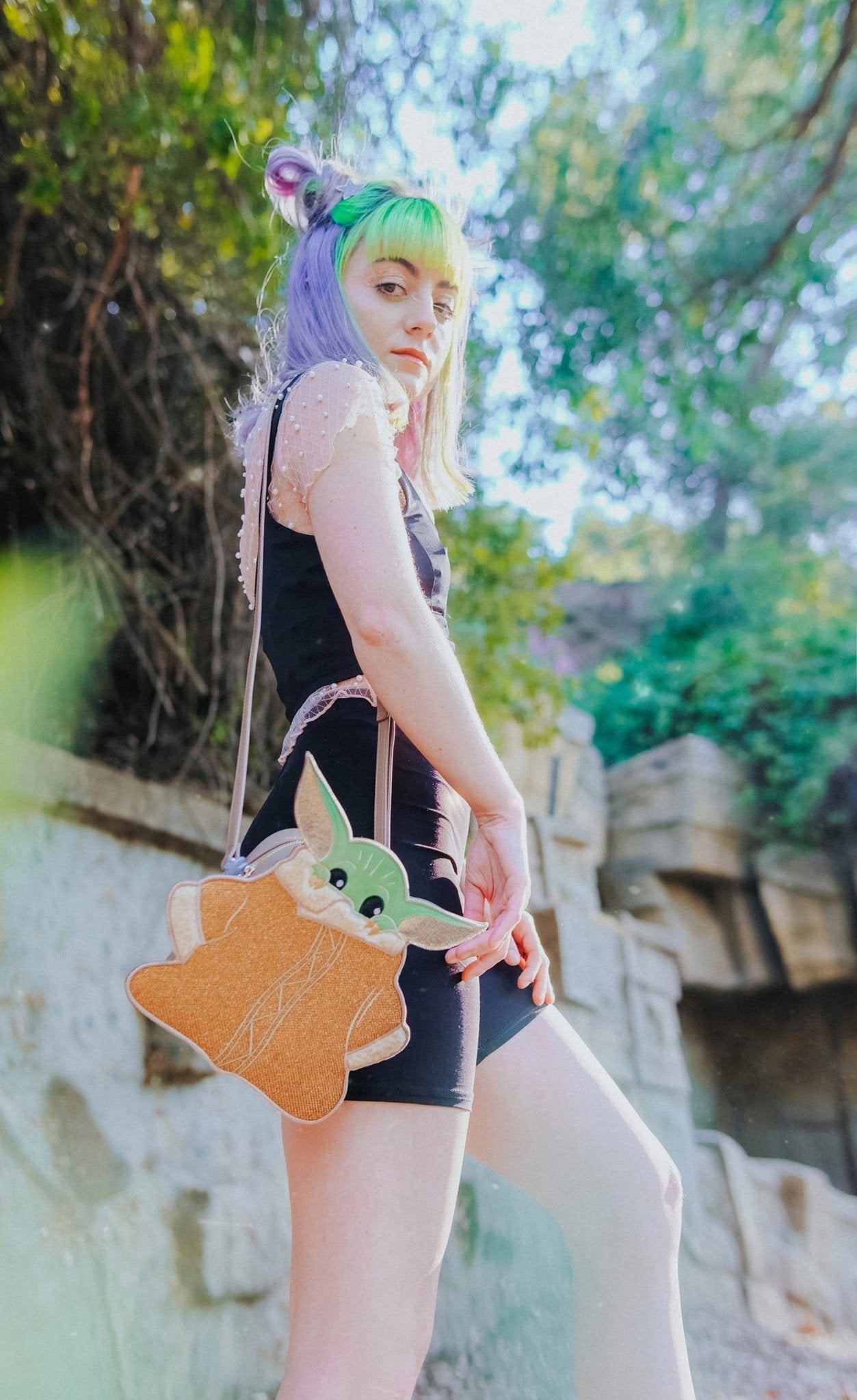 Danielle Nicole Star Wars Mandalorian - The Child Species Unknown Crossbody Handbag - GeekCore