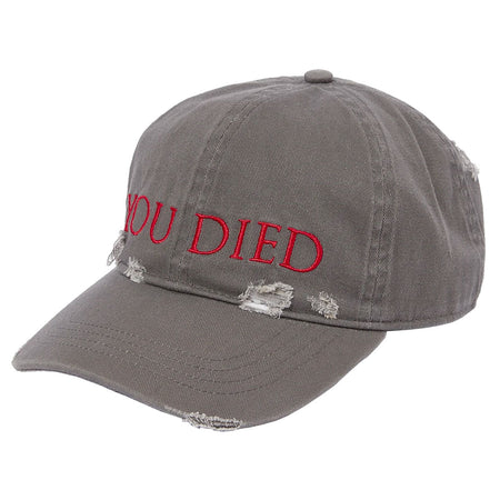 Dark Souls You Died Distressed Baseball Cap - GeekCore