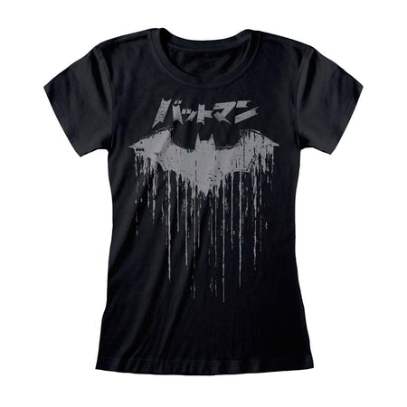 DC Comics Batman Japanese Logo Distressed T - Shirt - GeekCore