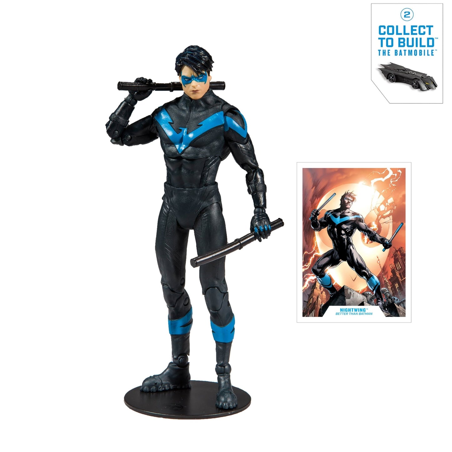DC Comics Nightwing 'Better Than Batman' 7" Action Figure - GeekCore