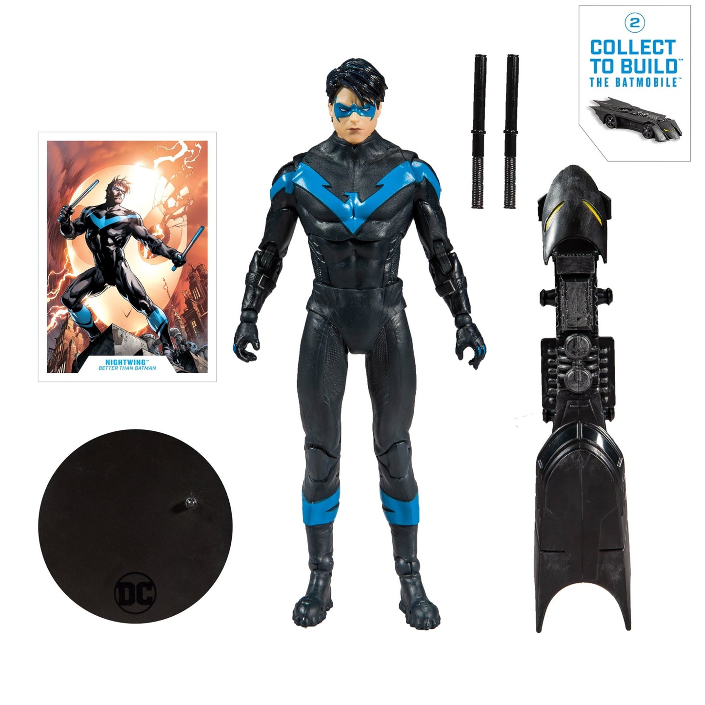 DC Comics Nightwing 'Better Than Batman' 7" Action Figure - GeekCore