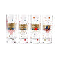 DC Comics Wonder Woman Set of 4 Mini Glasses - GeekCore